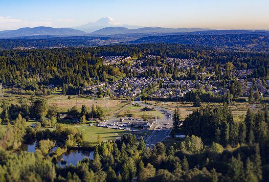 aerial image fo bothell